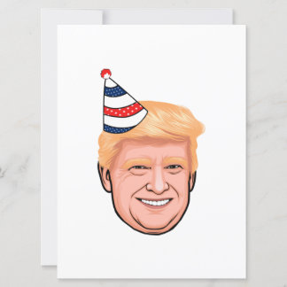 TARJETA CUMPLEAÑOS DE DONALD TRUMP