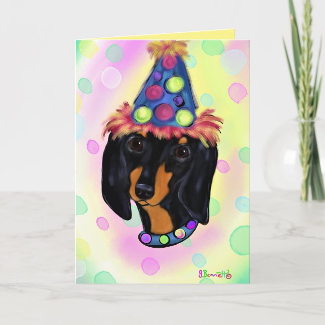 Tarjeta Cumpleaños de Doxie (Anverso)