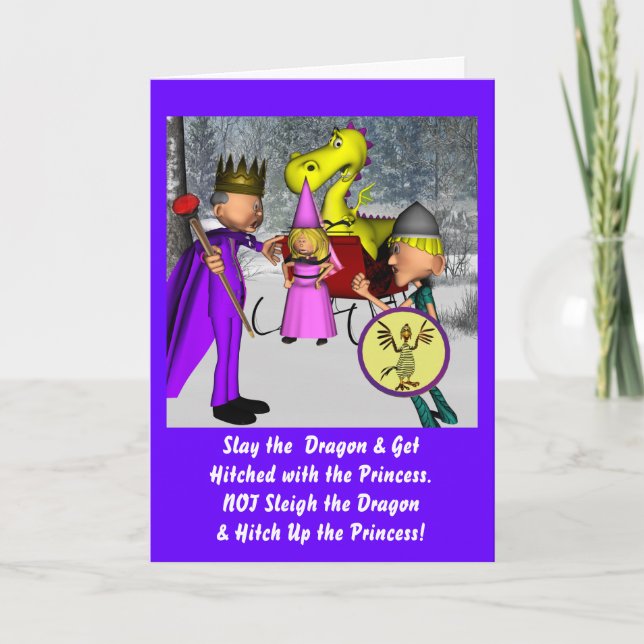 Tarjeta Cumpleaños de Dragon Slayer (Anverso)