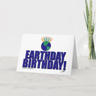 Tarjeta Cumpleaños de Earthday