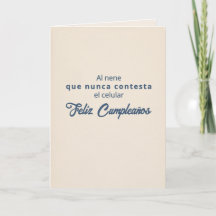Cumpleaños de El Nene Que No Contesta