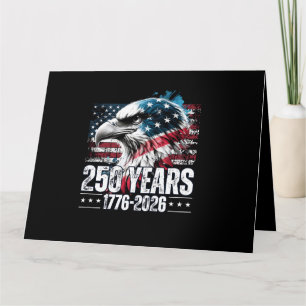 Tarjeta Cumpleaños de Estados Unidos Aniversario 250th Man