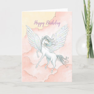 Tarjeta Cumpleaños de Flying Pegasus
