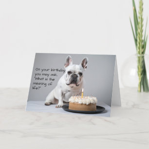 Tarjeta Cumpleaños de Frenchie