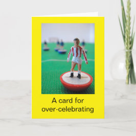 Tarjeta cumpleaños de fútbol