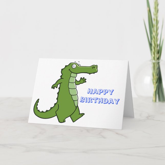 Tarjeta Cumpleaños de Gator (Anverso)