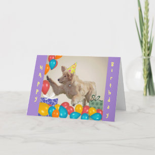 Tarjeta Cumpleaños de Golden Retriever