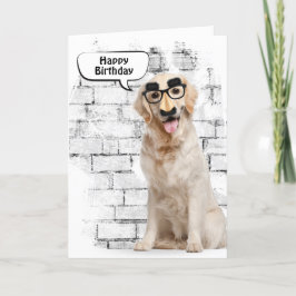 Tarjeta Cumpleaños de Golden Retriever