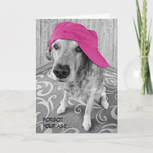 Tarjeta Cumpleaños de Golden Retriever