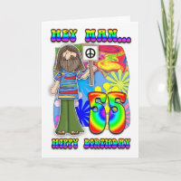Cumpleaños de Groovy 55 - Cumpleaños de Hippy