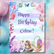 Cumpleaños de hada pequeña Feliz Cumpleaños
