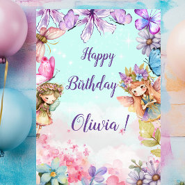 Tarjeta Cumpleaños de Hada Princesa Cumpleaños Feliz Hada 