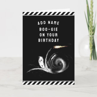Tarjeta Cumpleaños de Halloween