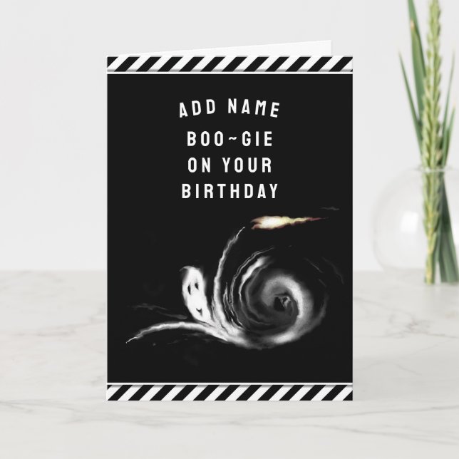 Tarjeta Cumpleaños de Halloween (Anverso)