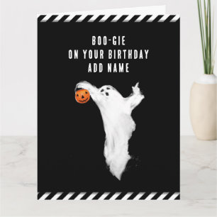 Tarjeta Cumpleaños de Halloween
