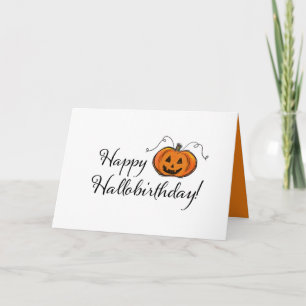 Tarjeta Cumpleaños de Halloween