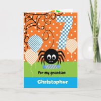 Cumpleaños de Halloween de la araña espeluznante i