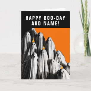 Tarjeta cumpleaños de Halloween personalizado