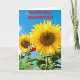 Tarjeta Cumpleaños de Happ-Bee