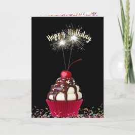 Tarjeta Cumpleaños de helados