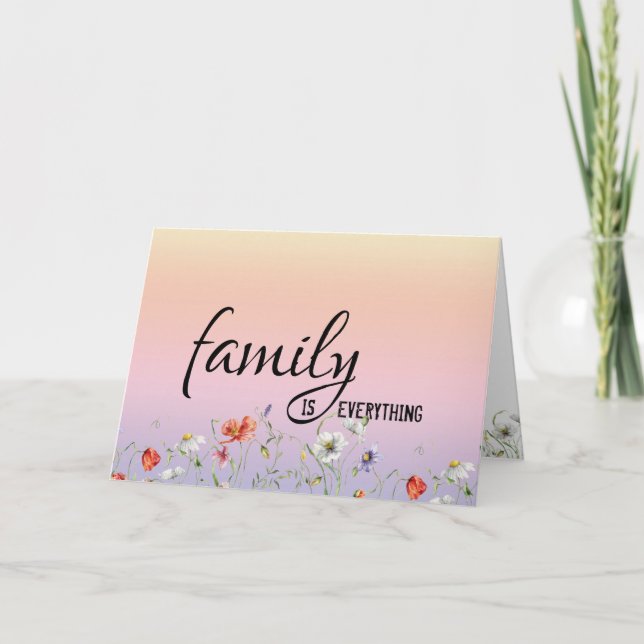 Tarjeta Cumpleaños De Hija Cuñada Con Frontera Floral (Anverso)