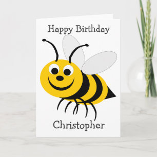 Tarjeta Cumpleaños de Honey Bee