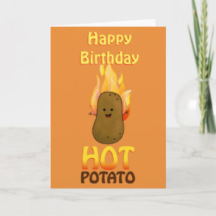 Tarjeta Cumpleaños de Hot Potato