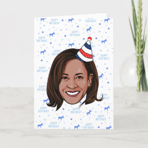 Tarjeta Cumpleaños de Kamala Harris