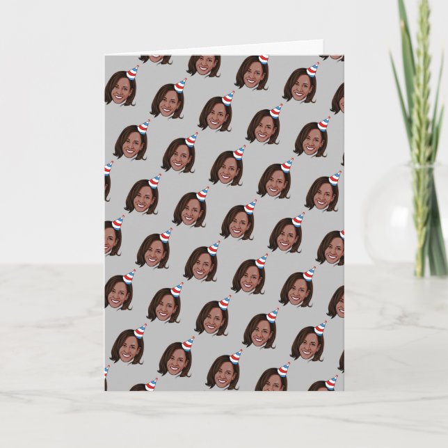 Tarjeta Cumpleaños de KAMALA HARRIS (Anverso)