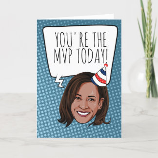 Tarjeta Cumpleaños de Kamala Harris: Hoy eres el vicepresi