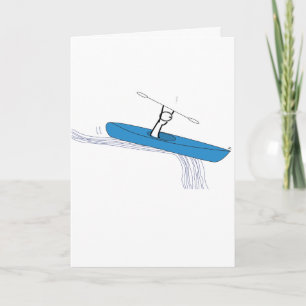 Tarjeta Cumpleaños de Kayaker