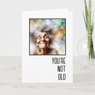 Tarjeta Cumpleaños de la anciana loca