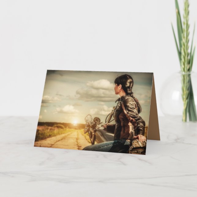 Tarjeta Cumpleaños de la aventura a continuación (Anverso)