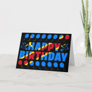 Tarjeta Cumpleaños de la Bandera de la República Democráti