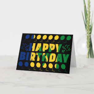Tarjeta Cumpleaños de la Bandera de San Vicente y las Gran