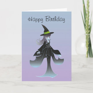Tarjeta Cumpleaños de la bruja