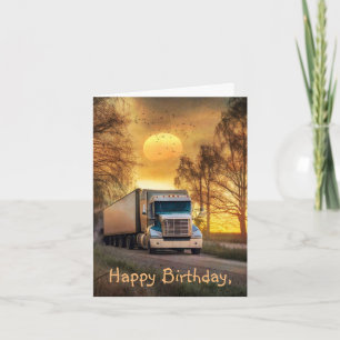 Tarjeta Cumpleaños De La Camioneta