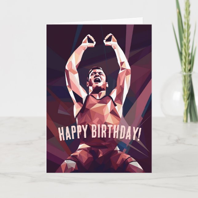 Tarjeta Cumpleaños de la Campeona Moderna (Anverso)