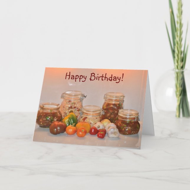 Tarjeta Cumpleaños de la Canalización en Casa (Anverso)