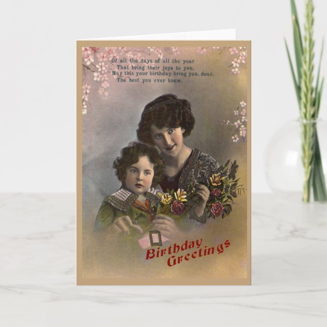 Tarjeta Cumpleaños de la cosecha (Anverso)