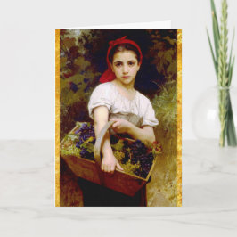 Tarjeta Cumpleaños de la cosecha de uva