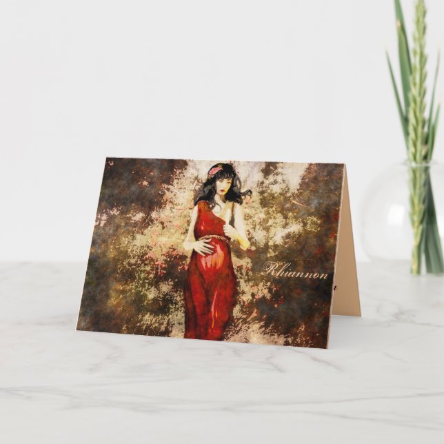 Tarjeta Cumpleaños de la diosa (Anverso)