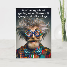 Tarjeta Cumpleaños de la Edad Divertida