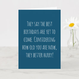 Tarjeta Cumpleaños de la Edad Graciosa