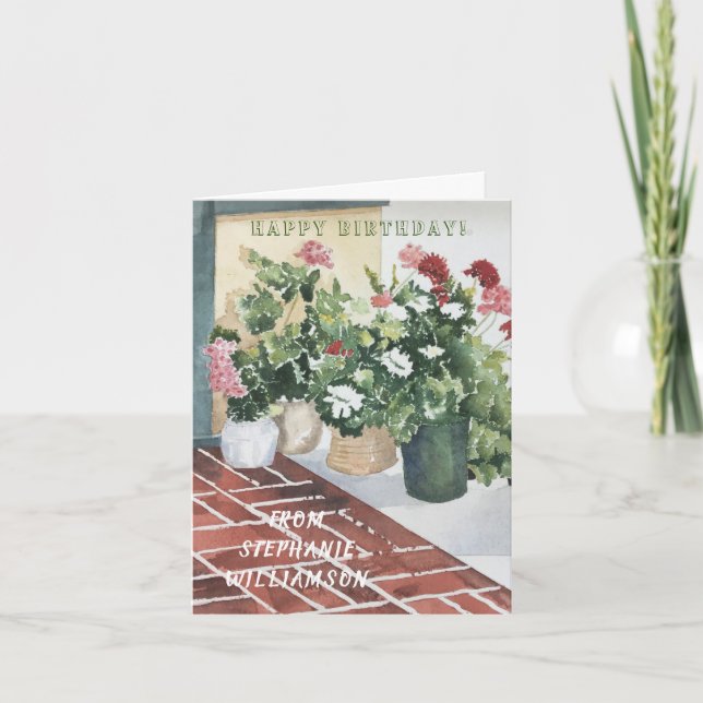 Tarjeta Cumpleaños de la empresa (Anverso)