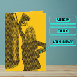 Tarjeta Cumpleaños de la entrenadora personal femenina