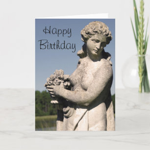 Tarjeta Cumpleaños de la Estatua Romana