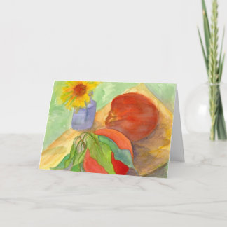 Tarjeta Cumpleaños de la flor de la margarita de la fruta