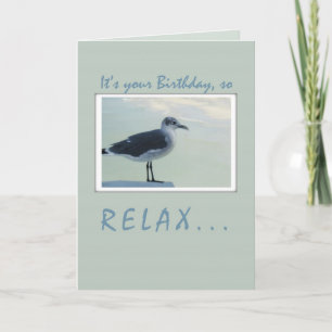 Tarjeta Cumpleaños de la Gaviota
