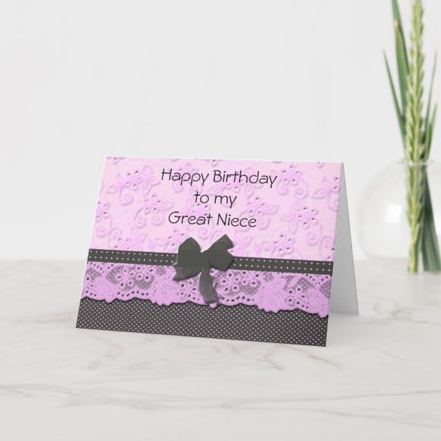 Tarjeta cumpleaños de la Gran Niña (Anverso)